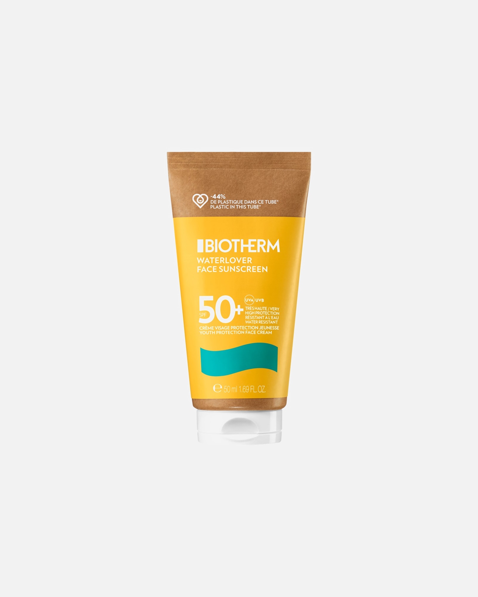 Crema facial antiedad Biotherm Waterlover con FPS 50 – 50 ml