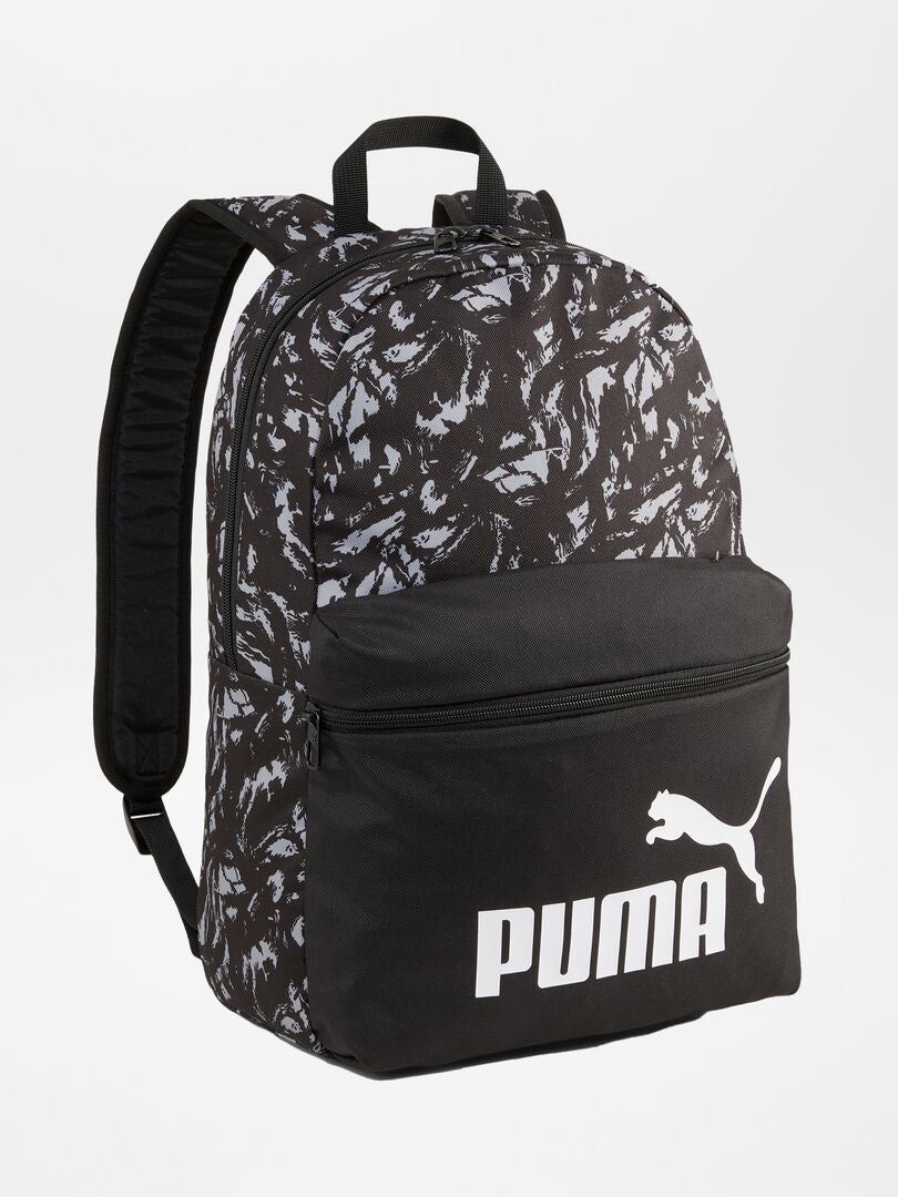 Plecak we wzór „Puma” – czarny