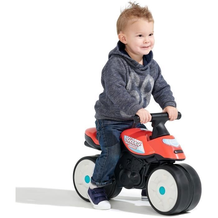 Porteur Moto - FALK - Street Champion - Dès 12 mois - 100% Fabriqué en France - 40% de plastique recyclé