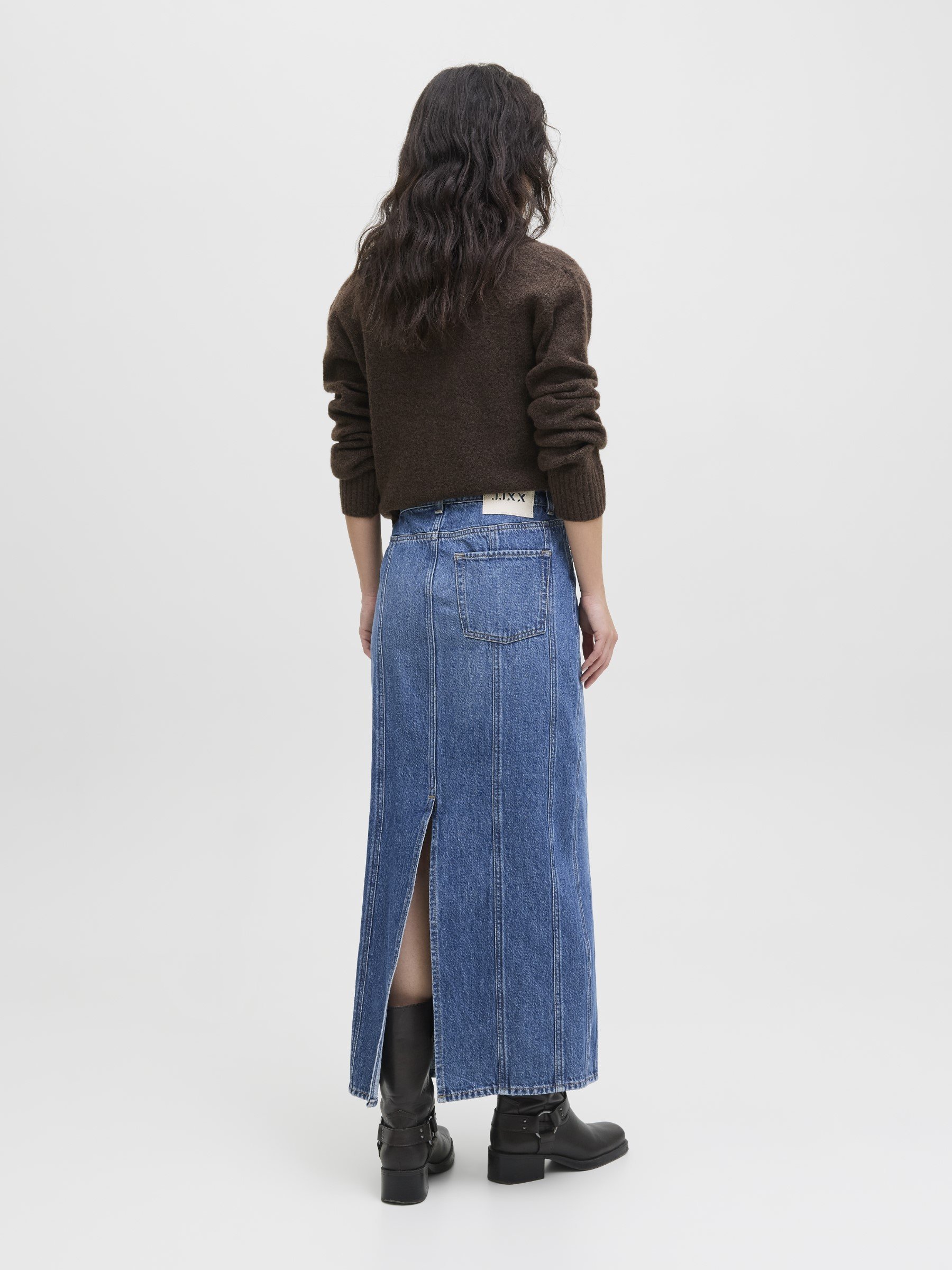 Jupe longue JJXX JXCANA - Jupe en jean - jean bleu moyen