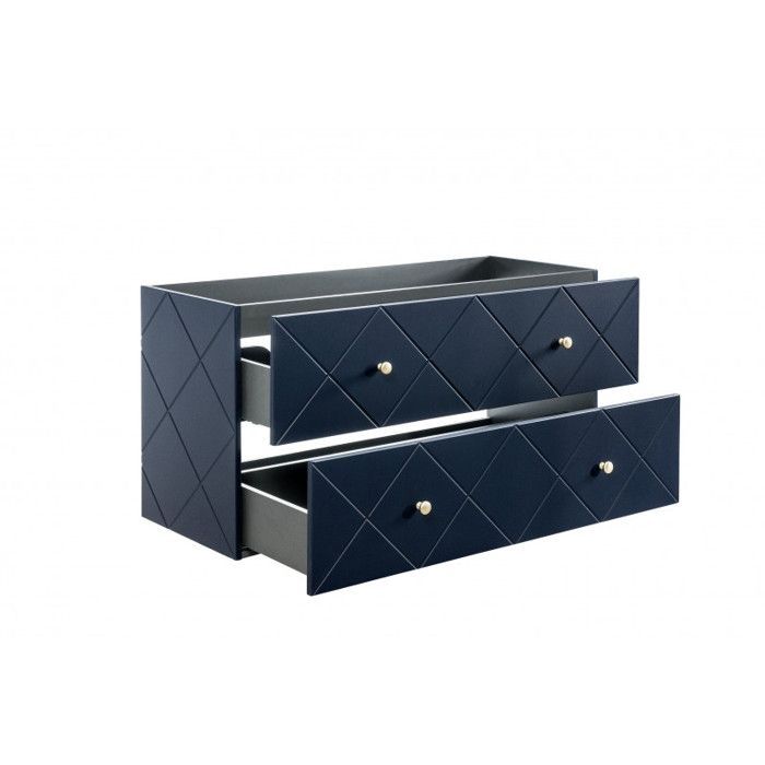 Bathroom set - GENERIC - Aurore Blue - 120 cm - Double sinks - MDF wood