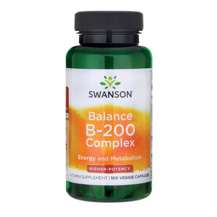 Swanson B-200 vitamīnu komplekss