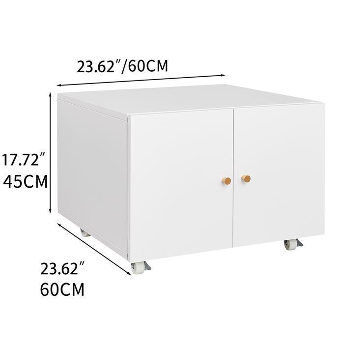 Suport d'imprimante en métal avec stockage Tables d'imprimante mobiles pour petits espaces avec porte étagère réglable Armoire de