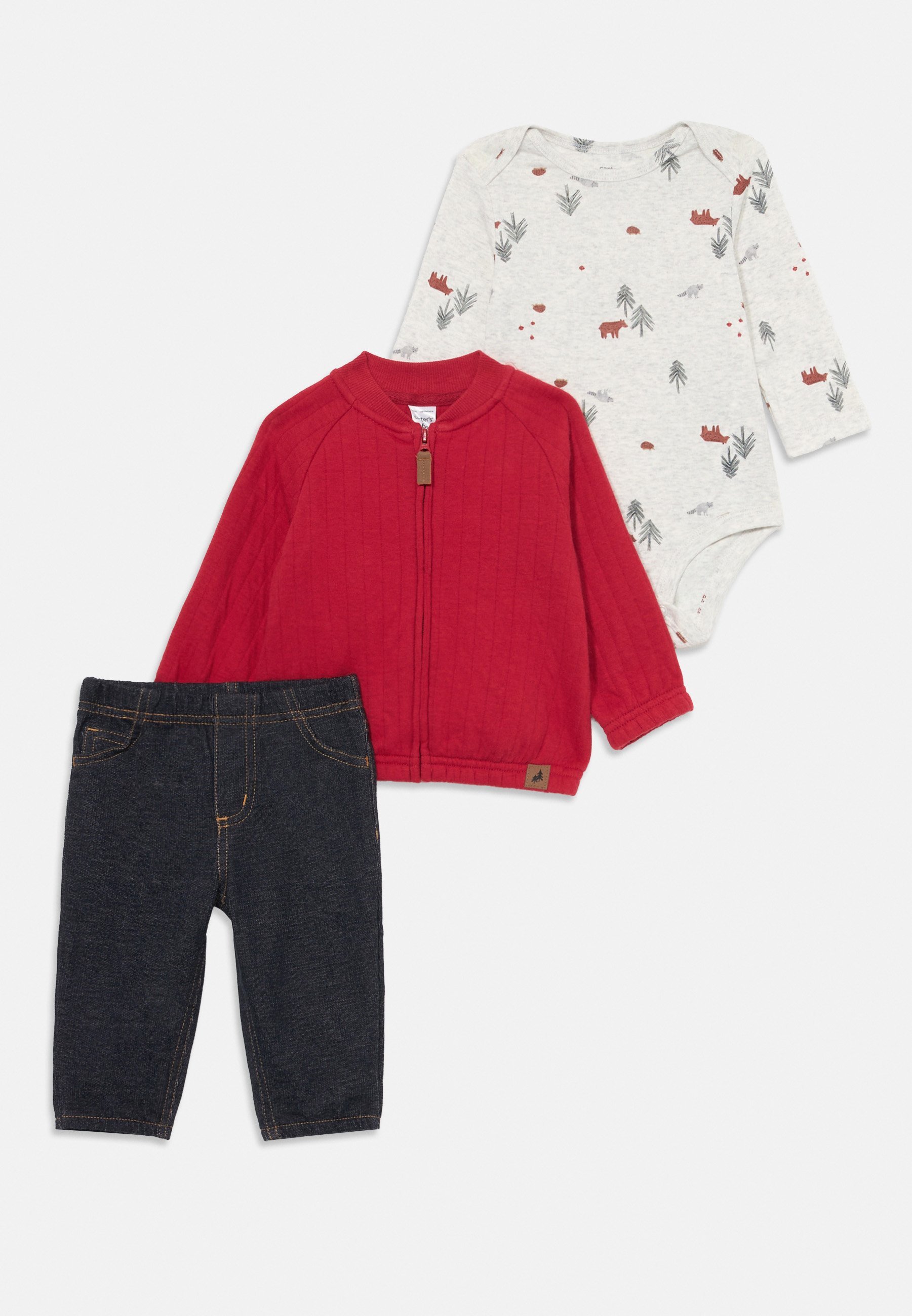 Carter's SET - Lichaam - donkerrood/blauw/wit