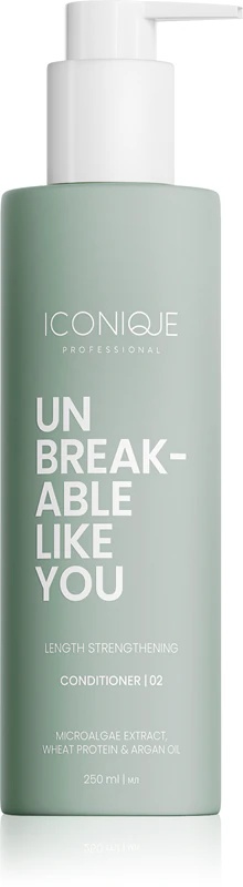 ICONIQUE Professional UNBREAKABLE LIKE YOU matu garumu stiprinošs kondicionieris pilna garuma matiem