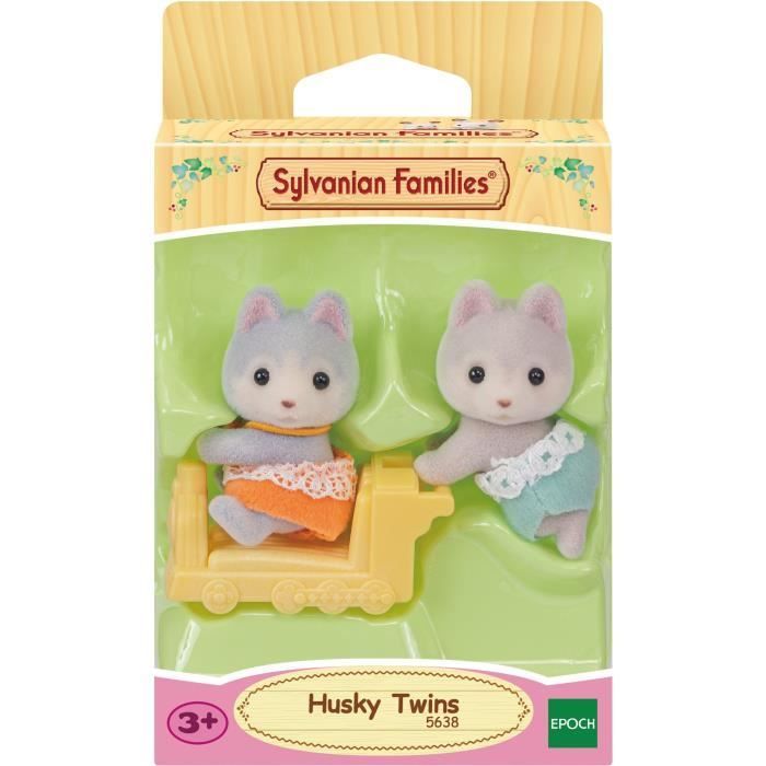 Mini Universo - Sylvanian Families - I gemelli Husky - Arancione - Unisex - Età 3+