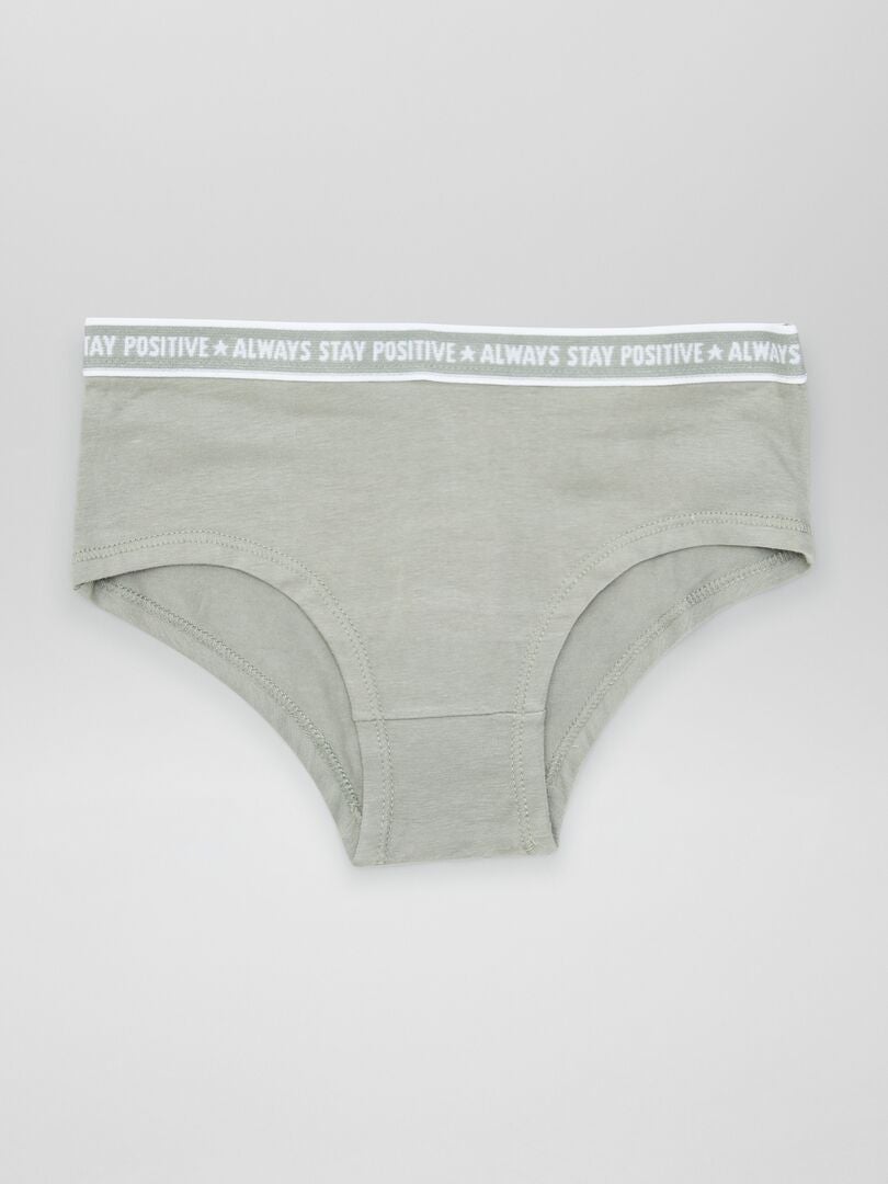 Set van 3 stretch culottes - KHAKI