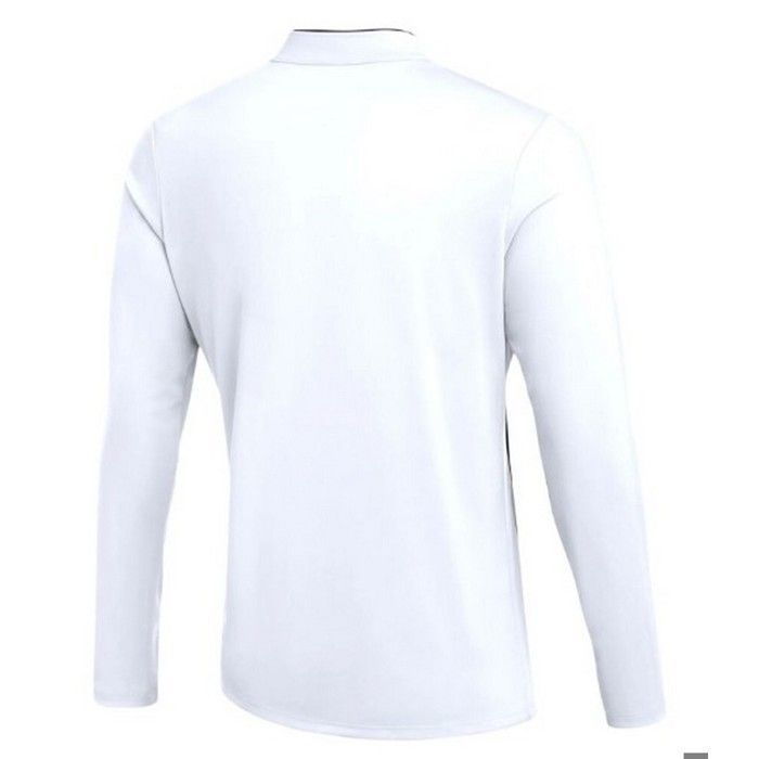 Tuta da jogging da uomo Nike Swoosh bianca e nera - Tecnologia Dri-Fit - Collo alto - Maniche lunghe - Traspirante