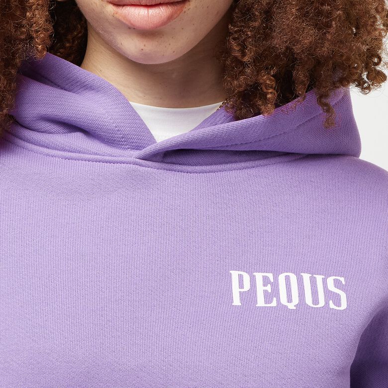 Hoodie med logotyp baktill