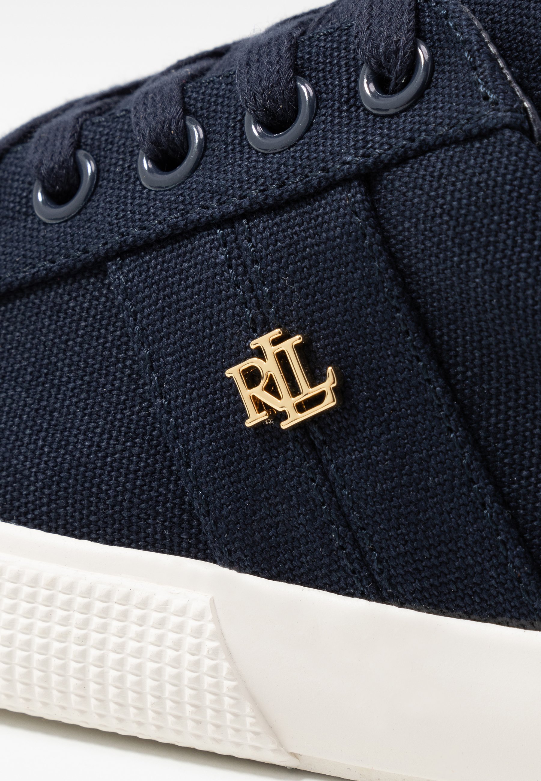 Lauren Ralph Lauren JANSON II CANVAS SNEAKER - Sneakers - marineblauw