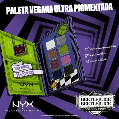 Nyx BeetleJuice Afterlife Professional Makeup Palette -luomivärit 1 kpl 1 kpl
