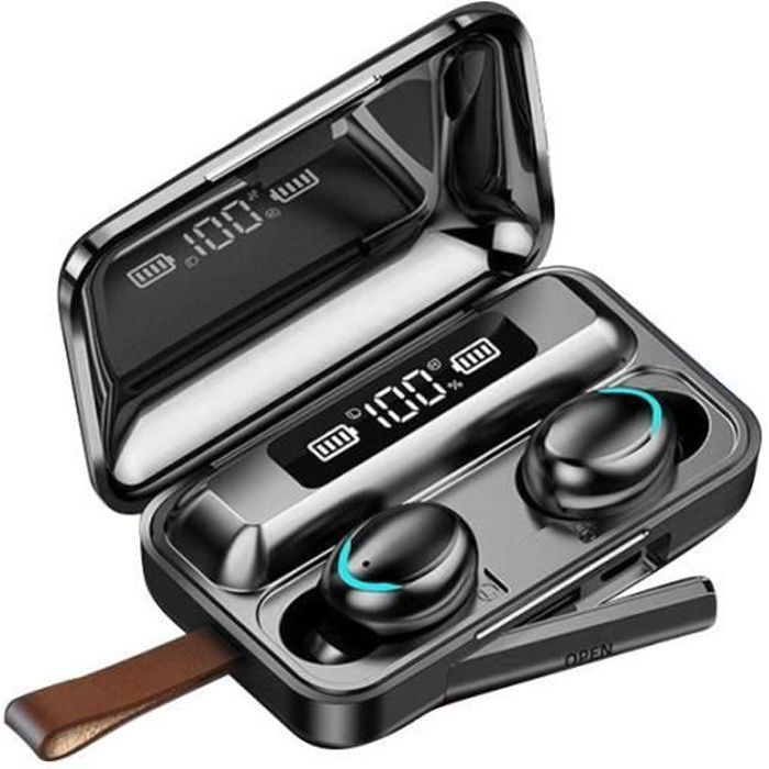 Auriculares Bluetooth - Doosl - Deportivos - 3000 mAh - 180 horas de autonomía - Resistencia al agua IPX7