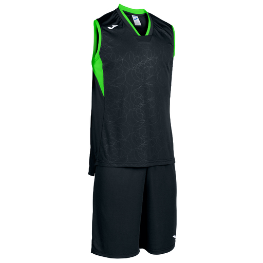  Ensemble Joma Campus Noir Vert fluorescent