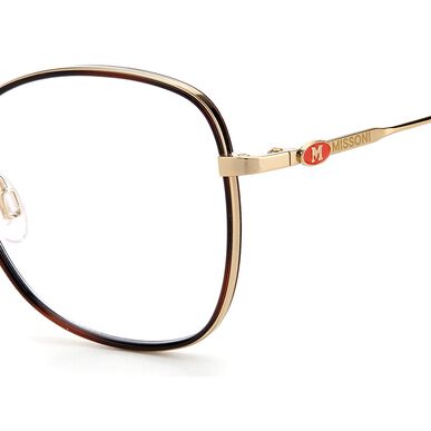Missoni M kultaiset silmälasikehykset MS001 M Missoni