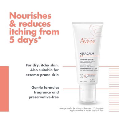 Avène Xeracalm AD lipidus atkuriantis balzamas niežtinčiai, atopiškai sausai odai 200 ml 200 ml