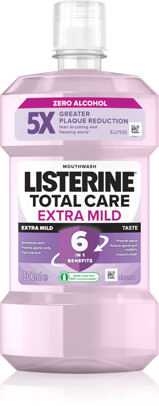 Ústna voda Listerine Total Care Extra Mild