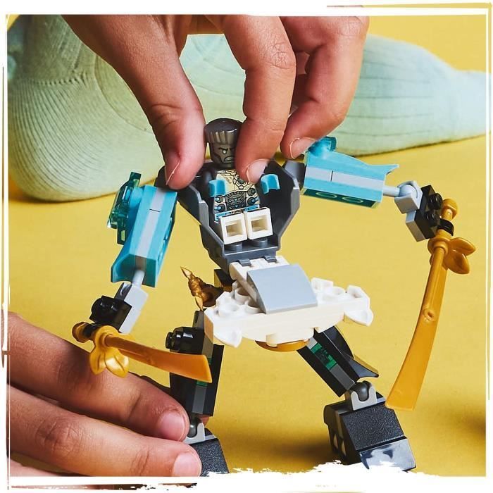 LEGO NINJAGO 71827 Zanes Super-Roboterrüstung – Ninja-Rollenspielset für Jungen ab 6 Jahren
