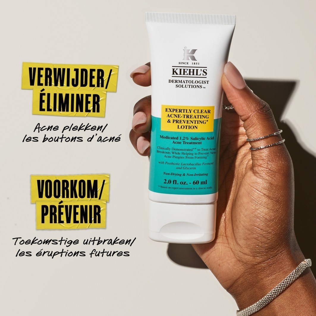 Kiehl's Expertly Clear sejas losjons – Ārstē un novērš plankumus – 60 ml