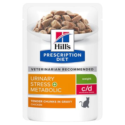 Hill's Prescription Diet Katzenfutter c/d Harnwegsstress Stoffwechsel - Huhn