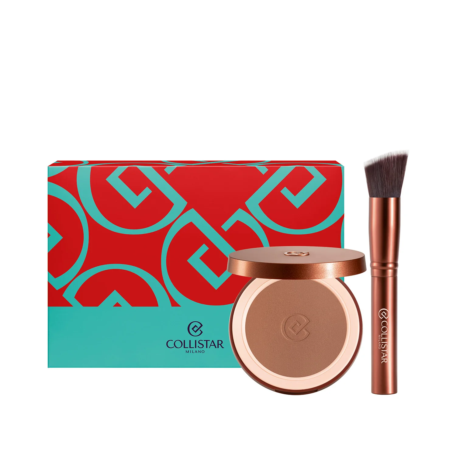 Viso Cofanetto terra polvere abbronzante effetto seta - Cofanetto Make Up, Terra
