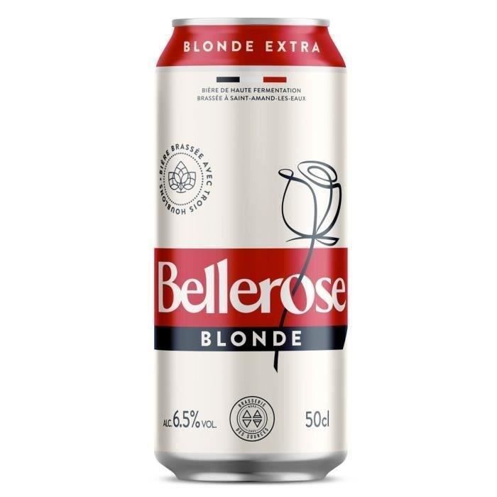 Cerveza Bellerose Blonde - 12 latas de 50 cl - 6,5 % vol.