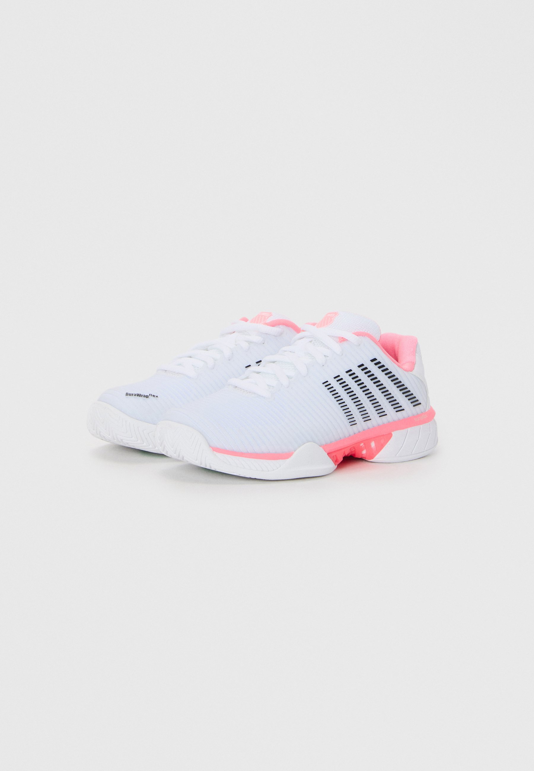 K-SWISS HYPERCOURT EXPRESS 2 - Scarpe da tennis multi-campo - bianco/rosa pastello neon/nero