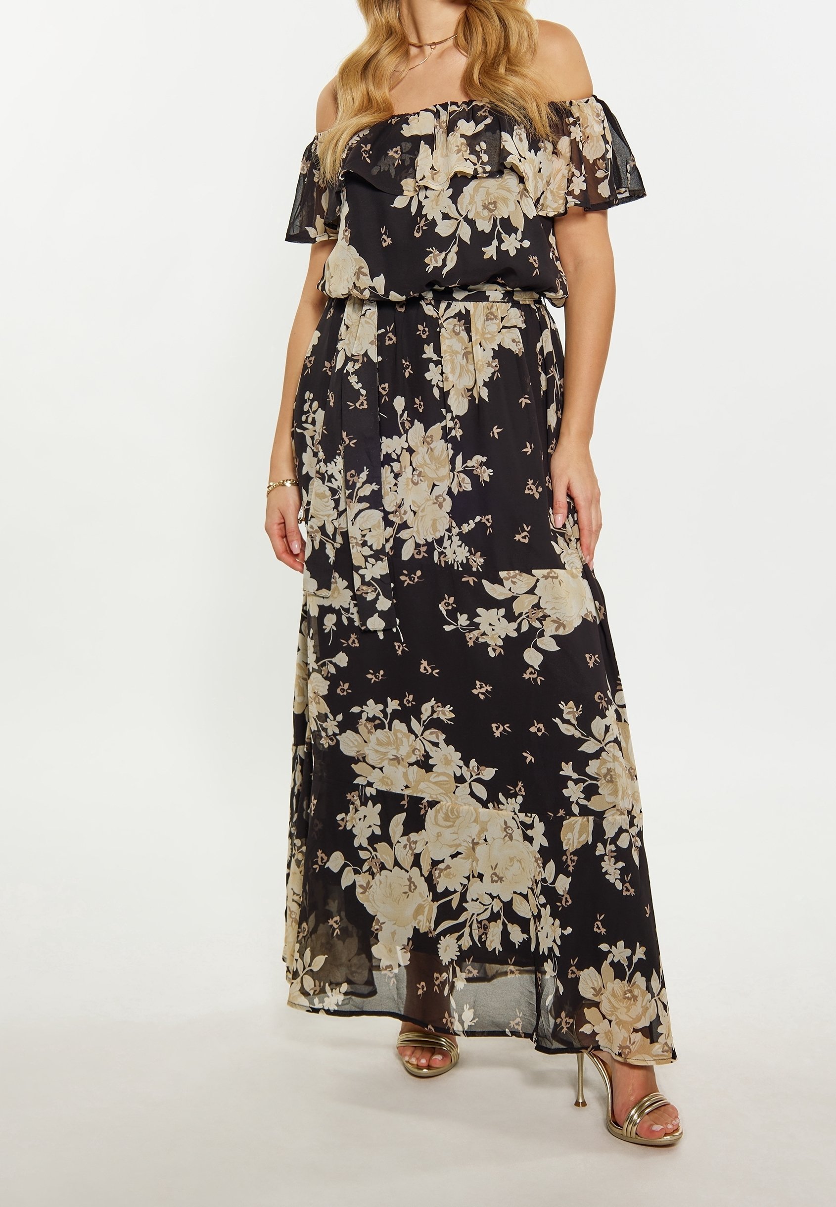 Robe longue Faina - noire