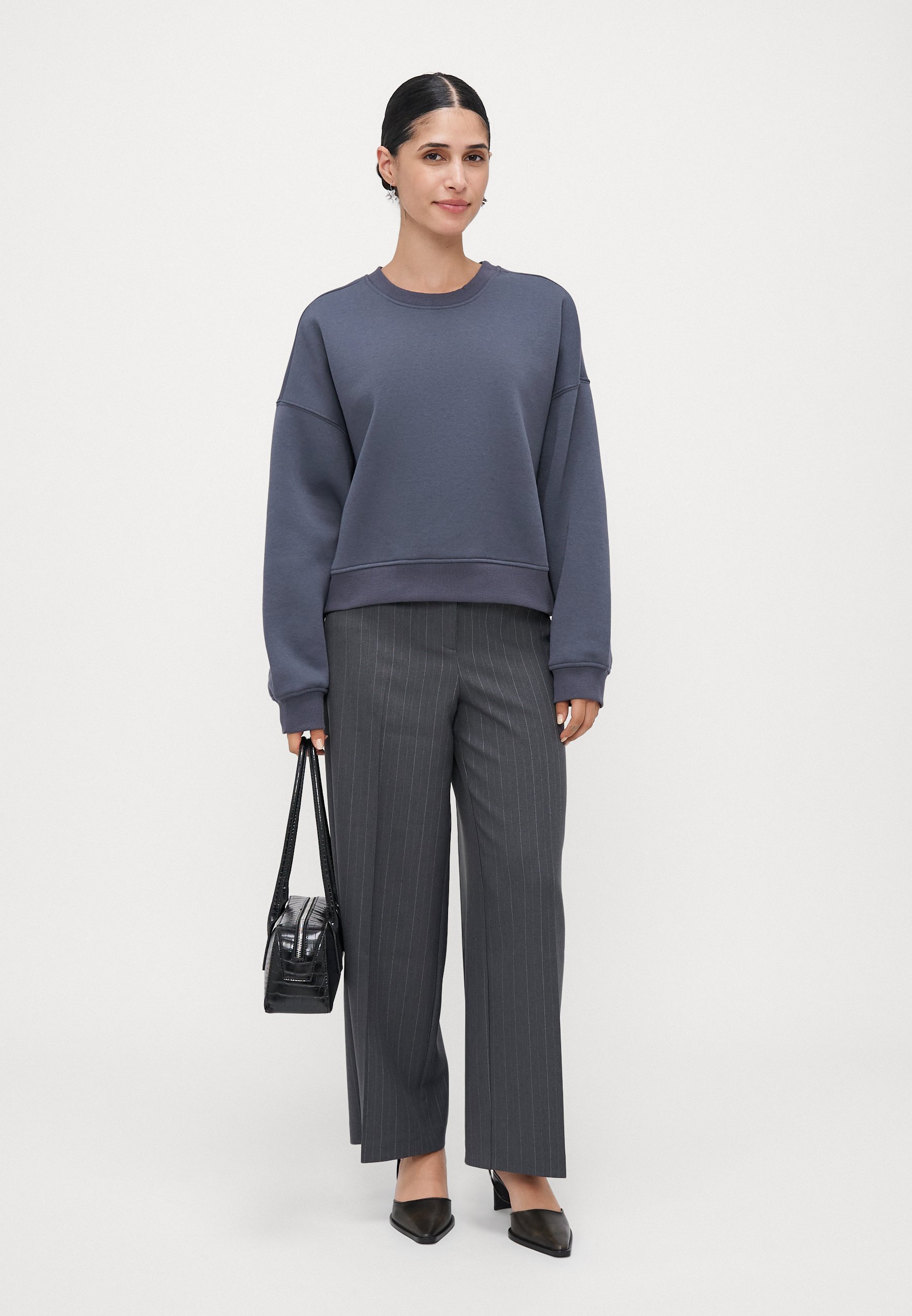 ONLY Petite ONLBEST CREW NECK - Sweatshirt - donkerblauw
