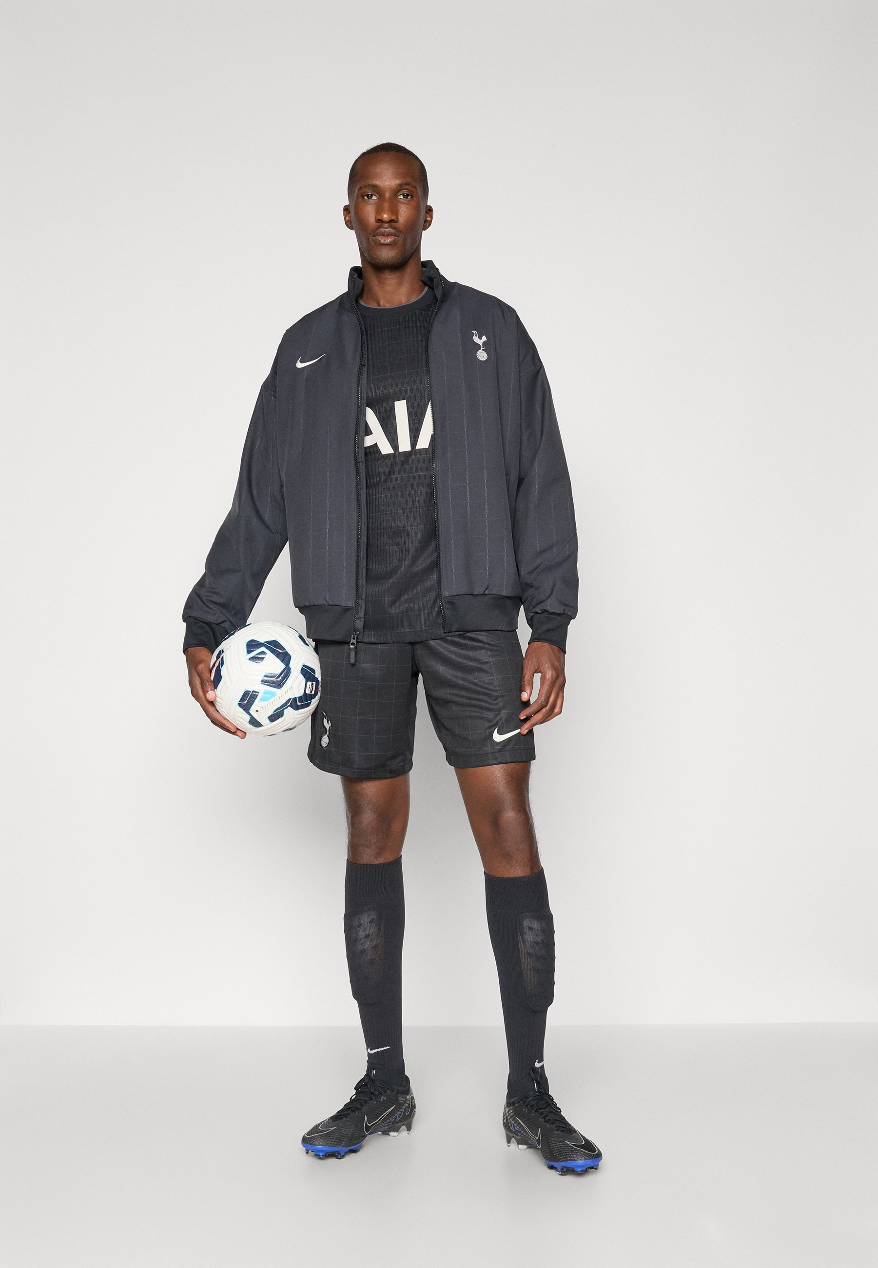 Nike Performance TOTTENHAM HOTSPUR STRIKE AWAY JACKET - Klubové oblečení - black/light iron ore