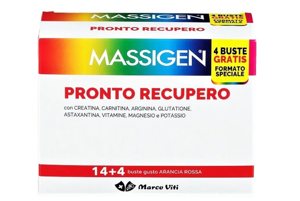 MASSIGEN Massigen Pronto Recupero 14 sobres + 4 sobres para energía y vitalidad