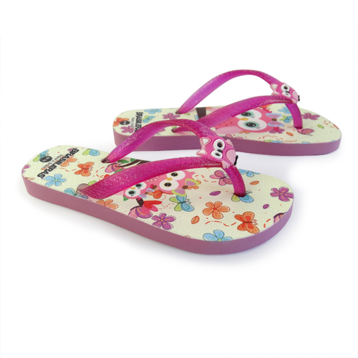  Brasilianische Strand-Flip-Flops, bedruckt mit 20 Garden-Motiven, hergestellt in Brasilien