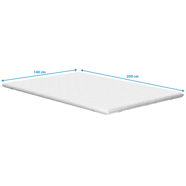 Matratzen-Topper Basis, 140 x 200 cm