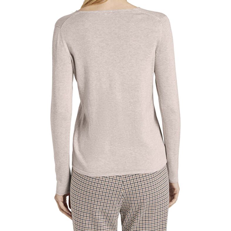 Beige genser til dame