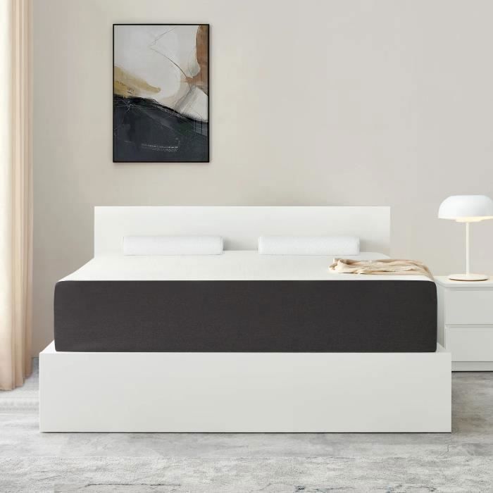 Colchón de lujo - 140x190 cm - Espuma viscoelástica - 26 cm de grosor - Firmeza media