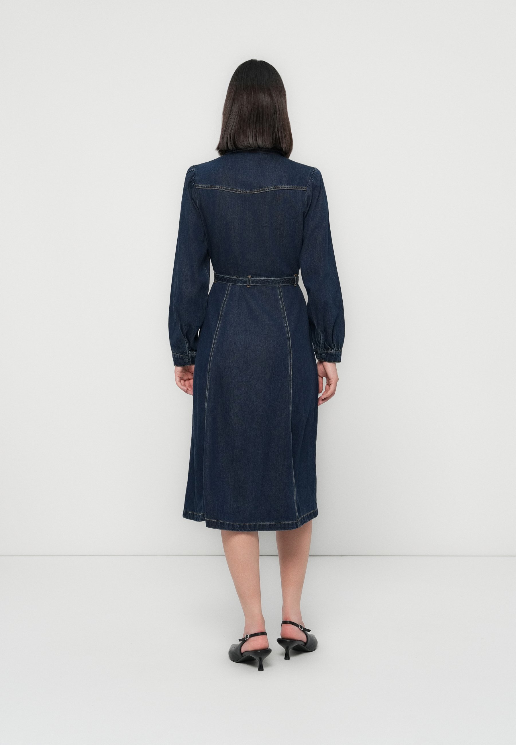 ABITO ONLY ONLJULIE - Abito in denim - denim blu scuro