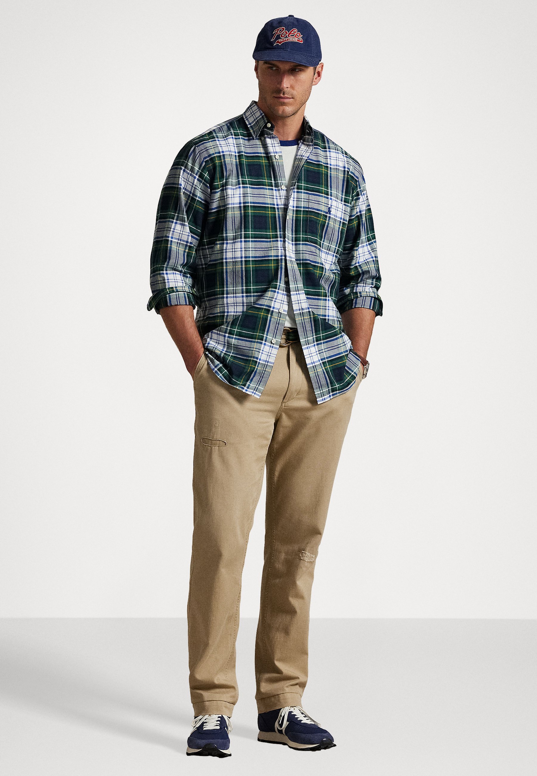 Camicia Oxford a quadri Polo Ralph Lauren Big & Tall - Camicia - verde/blu