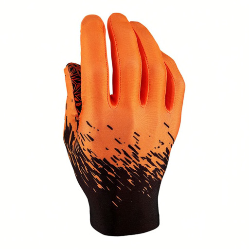 Supag lange handschoenen zwart oranje fluorescerend Supacaz