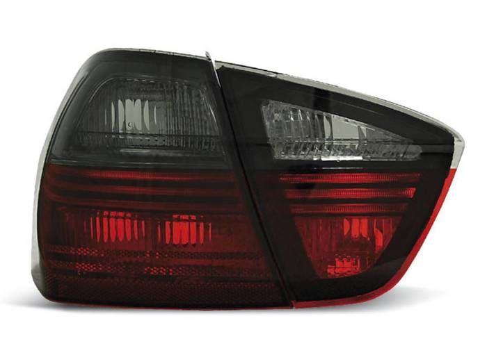 Rückleuchtenpaar für BMW 3er E90 Limousine von 2005 bis 2008, getöntes Rot - 27335722