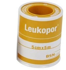 Apósito LEUKOPOR en rollo Leukopor 5x500 cm para vendajes
