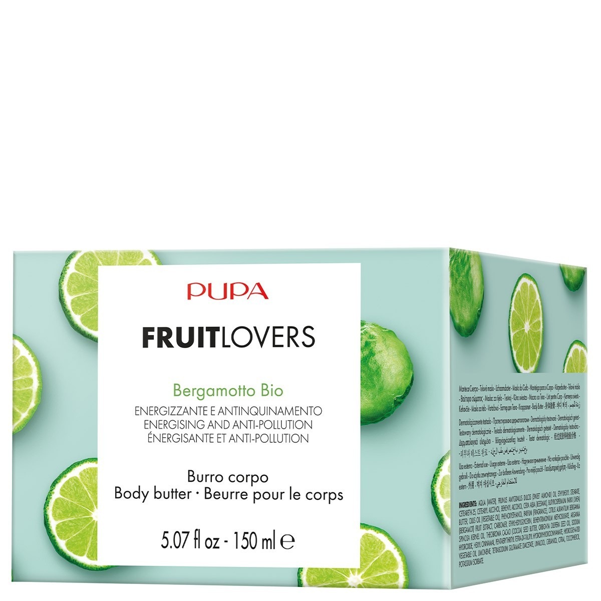 PUPA Milano Beurre pour le corps bergamote bio