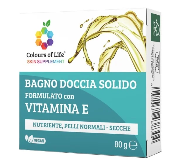 OPTIMA vaste douchegel met vitamine E 80 g voor de droge en gevoelige huid