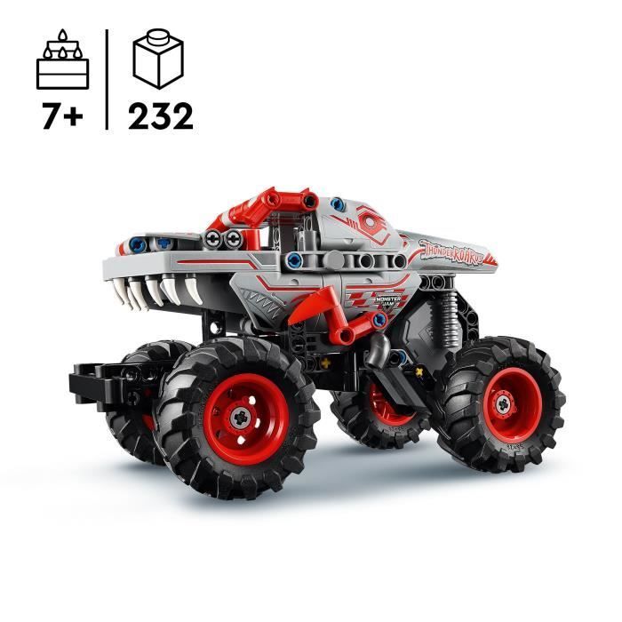 LEGO Technic 42200 Monster Jam ThunderROARus Vetopyöräinen Dinosaurusauto - Ikä 7+