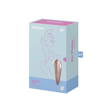 Satisfyer Number One Klitorisvibrator Rose Gold 1 enhet 1 enhet
