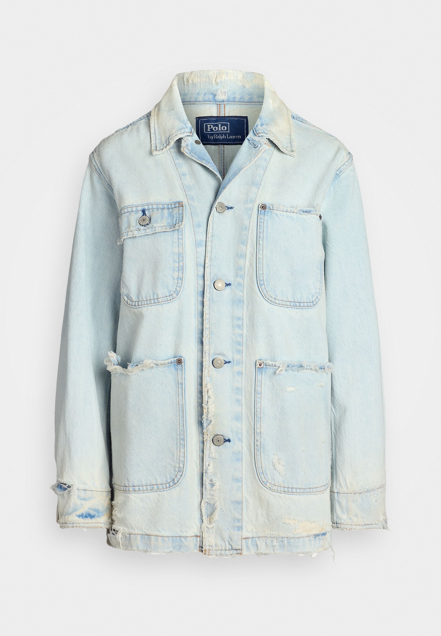 Polo Ralph Lauren RIGID DENIM ONGEVOERDE FIELD JACKET - Denimjack - motta wash
