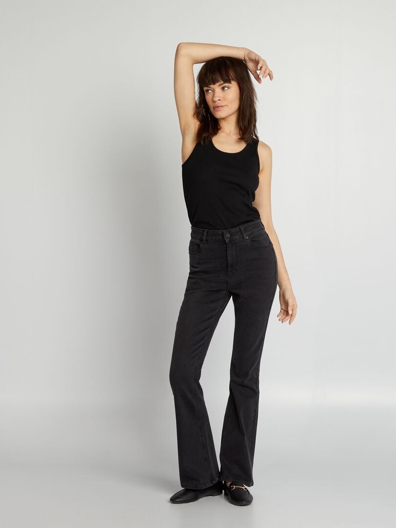 5-pocket flared jeans - L28 - ZWART