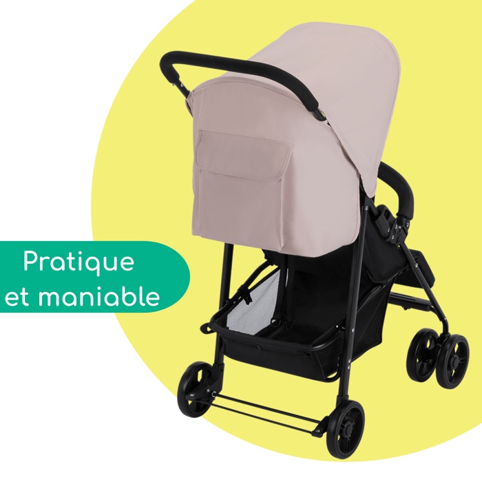 BEBECONFORT FOGGY Passeggino compatto e leggero, dalla nascita fino a 15 kg, reclinabile fino in posizione orizzontale, rosa