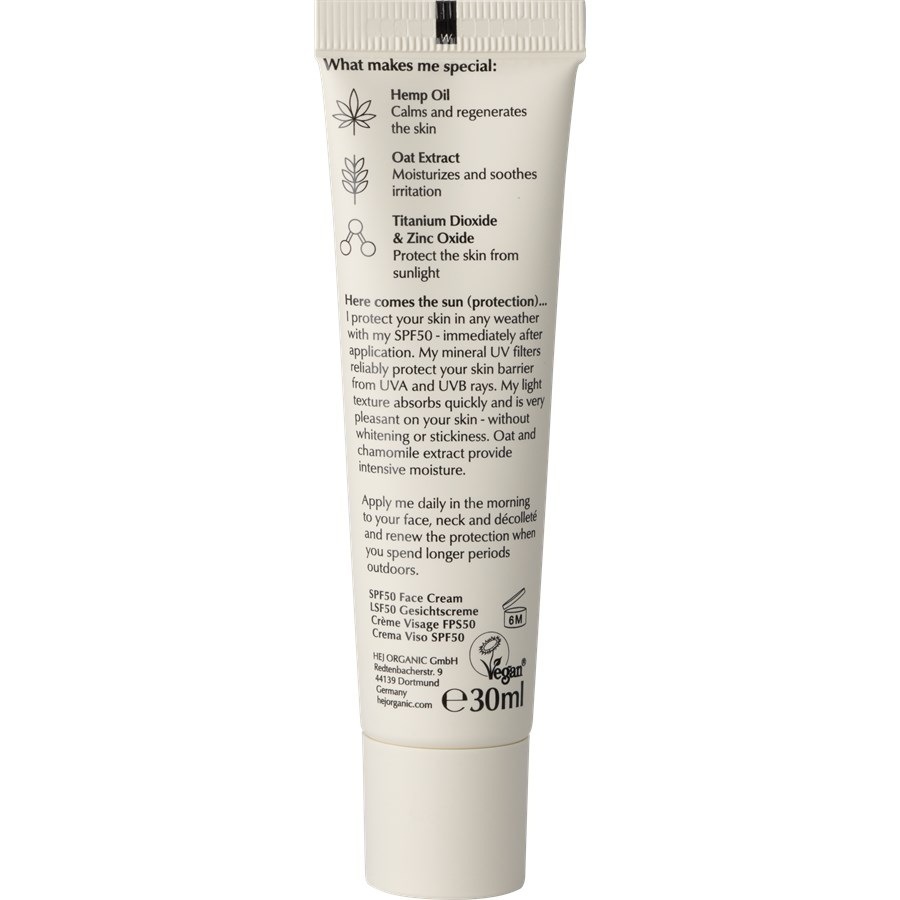Hej Bio-Sunscreen Sensitive SPF 50 dnevna tekućina za sunčanje - 30 ml