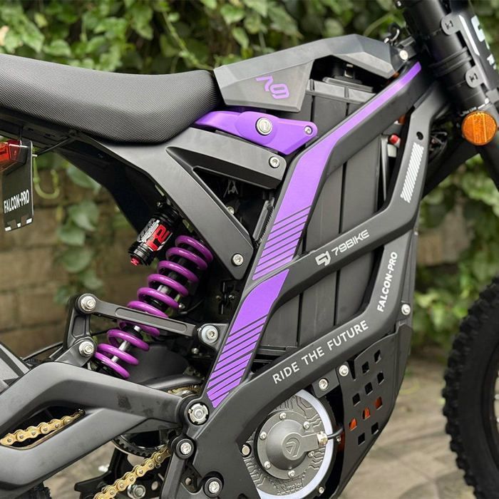 Vélos électriques Montagne, Moto électriques pour Adulte Tout-terrain, 10KW Motor, Off-road Ebike Batterie 72V 35Ah, 90km/h