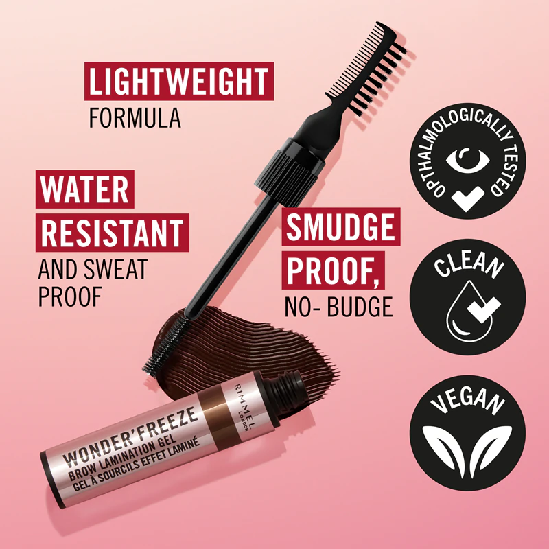 Máscara para sobrancelhas em gel Rimmel Wonder'Freeze