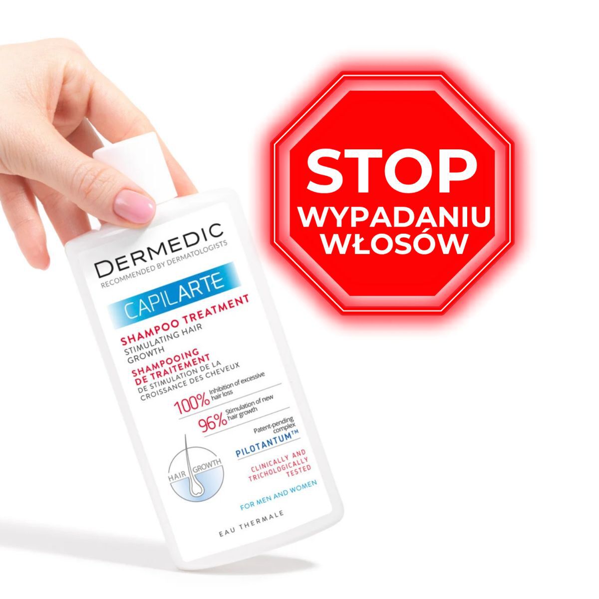Dermedic šampon-tretman za stimulaciju rasta kose 300ml Capilarte